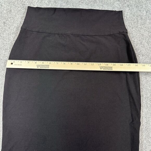 Eileen Fisher Skirt Womens Small Black Straight Pencil Work Wear Stretchy tight - Picture 4 of 7